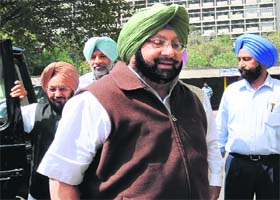 A file photo of Capt Amarinder Singh