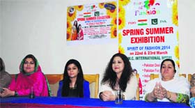 Organisers of the shopping festival address mediapersons in Amritsar on Friday