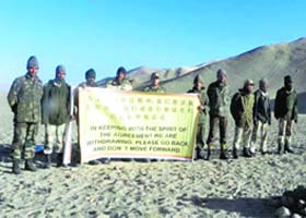 With the confusion over the border with China as confounding as ever, India and China have agreed to showing each other this message and backing off to avoid confrontation