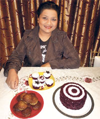 DIy baker: Anupriya not only uses her love for baking to fulfil herself but also to reach out to people