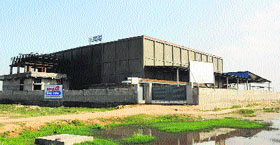 An upcoming cold storage building.