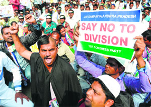 Despite granting statehood to Telangana, Congress is still facing backlash in the state.