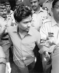 One of the convicts being produced in a court in Mumbai. PTI