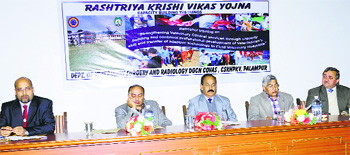 The valedictory function of a training programme at the Dr GCN COVAS in Palampur on Wednesday.