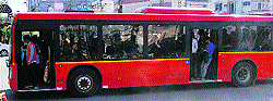 A view of a City Bus in Amritsar