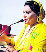 Sukhminder Kaur Brar delivers a lecture in Amritsar on Thursday