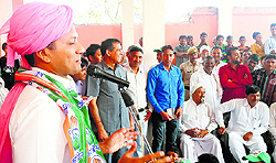 MP Naveen Jindal during canvassing