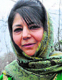 Mehbooba Mufti, pdp chief