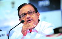 Finance Minister P Chidambaram
