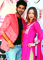 The cast of the film Jal promote their movie at Lovely Professional University on Saturday