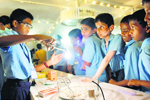 Students participate in Agastyas Lab-In-a-Box initiative
