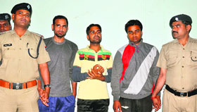 Three bookies in police custody in Dehradun on Sunday.