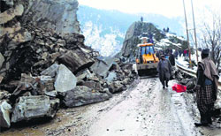 Many roads in the state developed potholes after the recent snow and rain. A file photo