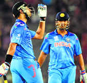 Yuvraj Singh roared back to form with a half-century against Australia in the last group match. 
