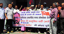 Members of the CPI (ML) take out a rally in Udham Singh Nagar to support their candidate in Dehradun on Tuesday