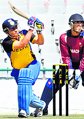 Virender Sehwag smashed 42 off 32 to help Delhi beat Himachal Pradesh in their Syed Mushtaq Ali Trophy T20 match in Mohali on Tuesday