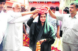 Congress candidate from Bhiwani Shruti Choudhry