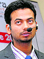 Abhinav Mishra during his marathon lecture