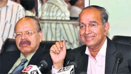 Chief Election Commissioner VS Sampath at a press conference in Jammu on Thursday.