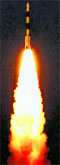 PSLV C24 lifts off from Sriharikota on Friday. PTI