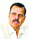 Abhey Singh Sandhu, nephew of Shaheed Bhagat Singh, at a press meet in Ludhiana on Friday. Tribune photo