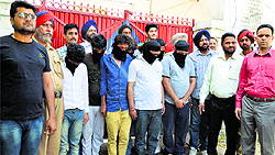 The accused in police custody