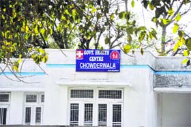 The Government Health Centre in Chowderwala