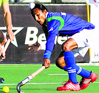 Harjeet Singh, who was adjudged the Player of the Tournament, scored the first goal for Punjab against Odisha in the final of the junior Nationals in Chennai on Sunday