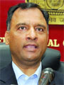 Delhi Chief Electoral Officer Vijay Dev addresses a press conference at his office in Delhi on Tuesday