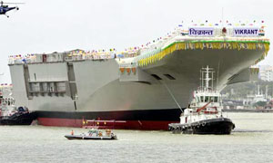 A file photo of decommissioned aircraft carrier INS Vikrant