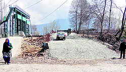 The Padshahi Bagh bridge is being constructed above the recommended height, thus creating problems for residents