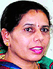 Congress candidate Renuka Rawat; Samajwadi Party candidate Anita Saini and AAP candidate Kanchan Roy Bhattacharya