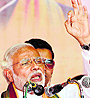 BJP PM candidate Narendra Modi in Jamshedpur on Thursday