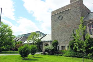 Cornell University building at Ithaca