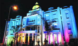 The Employees State Insurance Corporations medical education complex was constructed at a cost of Rs 1,200 crore in Gulbarga.