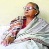 The victim, Bimla, whose gold chain was snatched by miscreants in Sector 4, Panchkula.