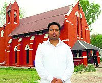 Ashish Enoch, an independent candidate for the Bathinda Lok Sabha seat, has been fielded by the Christian community