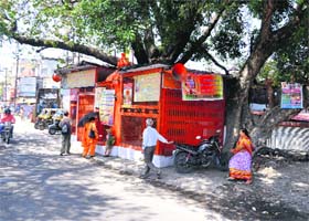 Peoples faith: A temple constructed on Chakrata Road in Dehradun