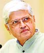 Gopalkrishna Gandhi at a function in New Delhi on Tuesday. A Tribune photograph
