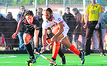 The mens team slumped to a 2-1 defeat against Belgium in the third build-up game in Naarden, The Netherlands