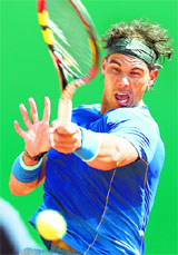 Rafael Nadal beat Italys Andreas Seppi 6-1 6-3 in the pre-quarterfinals of the Monte-Carlo Masters Series in Monaco.