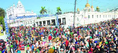 People throng Fatehgarh Sahib during Shaheedi Jor Mela.