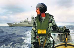 Search is on for debris of missing Malaysia Airlines flight MH 370 in the Indian Ocean.