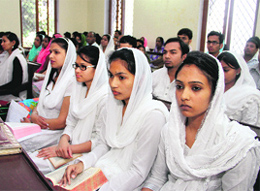 A prayer meeting on the occasion of Good Friday at Methodist Church in Dehradun on Friday.