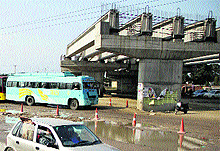 The incomplete PAP flyover at Jalandhar