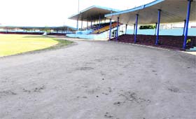 A view of the Multipurpose Sports Stadium in Bathinda