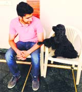 Sidharth Thapar with Ladda