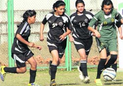 A match in progress during the 3rd Asian Challenge All-India Basketball Tournament at The Asian School in Dehradun on Monday. a tribune photograph