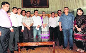 Newly elected executive committee members of the Jammu Club