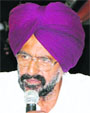 Dr Satnam Singh Ajnala, state chief, Jamhoori Kisan Sabha